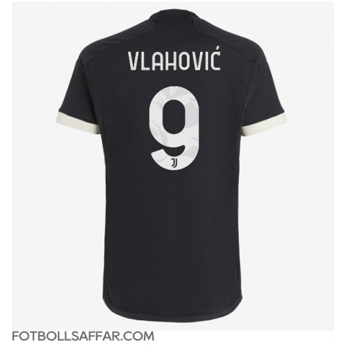 Juventus Dusan Vlahovic #9 Tredjeställ 2023-24 Kortärmad